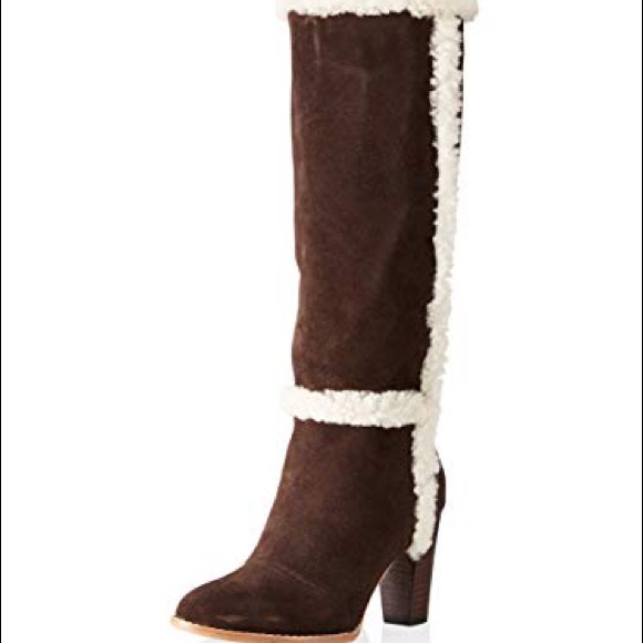Candela Shoes Candela Nyc Shearling Knee High Boots New Candela Shoes Candela Nyc Shearling Knee High Boots New